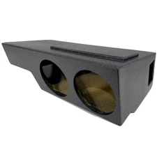 Sub Woofer Box Chevy Silverado 07-18 Ext Cab 2X8 Woofer Front Fire Ported