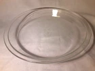 Vintage PYREX 10" Clear Glass Round 1.5" DEEP Pie Plate #210 Older Trademark~USA