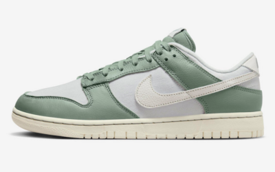 Nike Dunk Low Retro Mica Green & White Sneakers 20240449_50150452_600.jpg main image 2