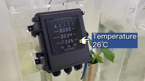 3" MPPT Controller Screw Solar Water Pump Deep Well Submersible Bore Hole Pump - Video 1 of 1