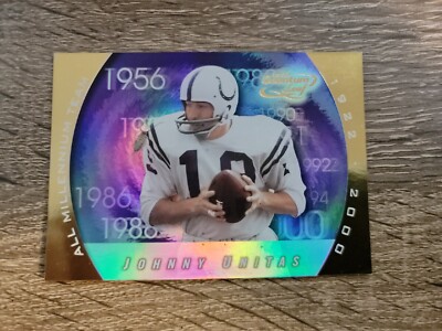 2000 Quantum Leaf JOHNNY UNITAS All Millennium Team /1000 #AMT-JU HoF Colts