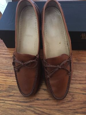 ALLEN EDMONDS COLEBROOK Braided Lace Tie Loafer US Made 
