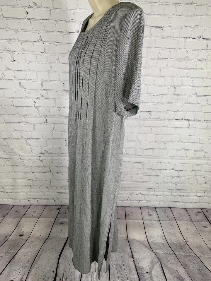 Vestido Acolchado De Colección Jessica Howard Negro Blanco Cuadros Manga Corta Hombro 18 Foto 3 de 4