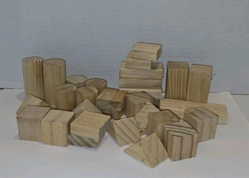 Tazones Madera Sin Terminar Holibanna 4 Piezas - Pequeños, Para Manualidades, DIY, Proyectos Artísticos, Decoración