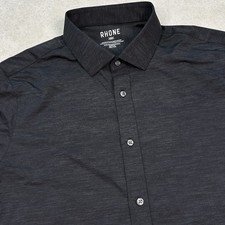 Rhone Commuter Shirt Mens XXL Button Up Long Sleeve Stretch Slim Fit Performance