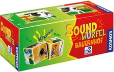 13843424/K18 KOSMOS Greifspielzeug Soundwürfel Bauernhof neu