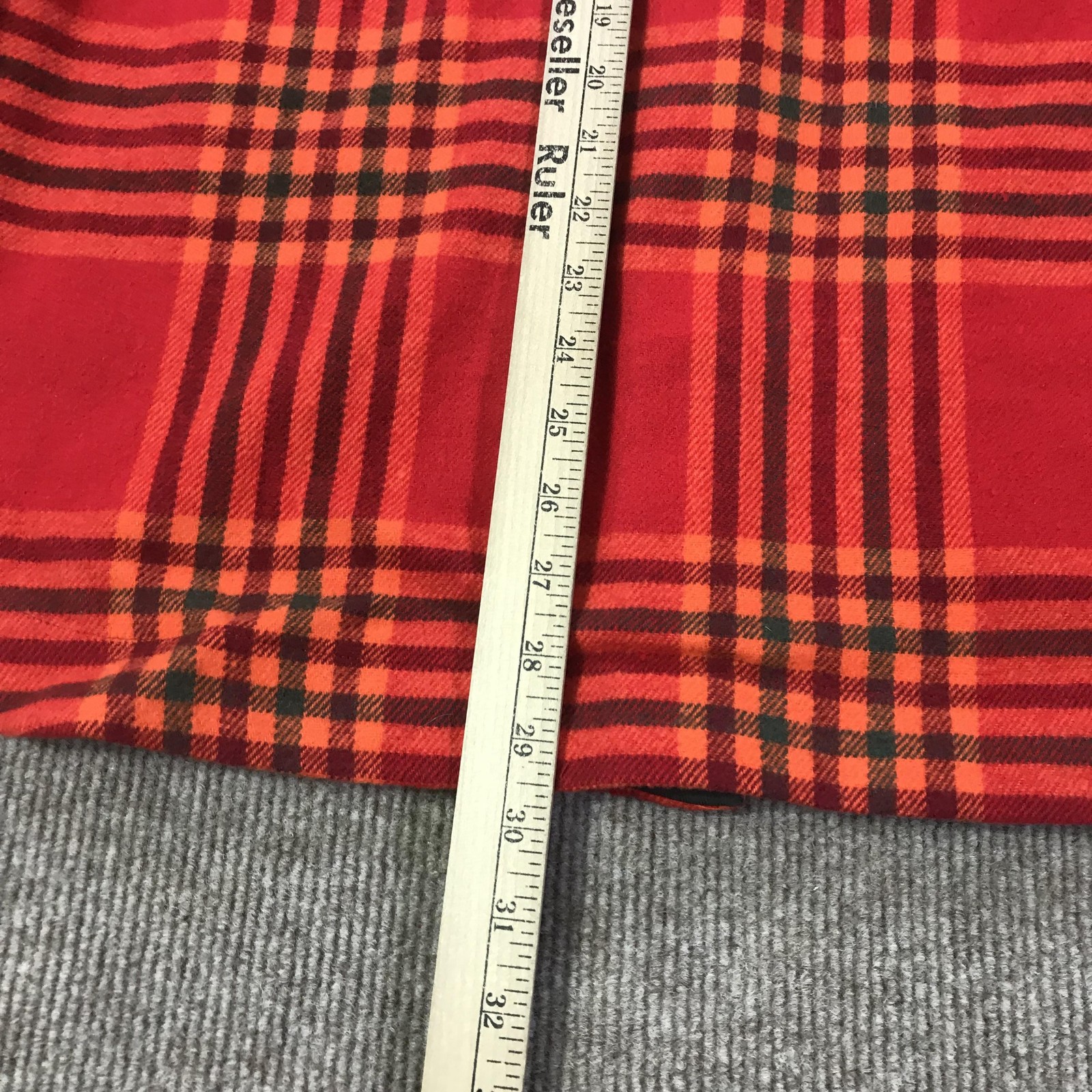 G-Star RAW Jacket Womens Small Plaid Naval Overshirt Wool Blend D20044-C840-6543 image 9