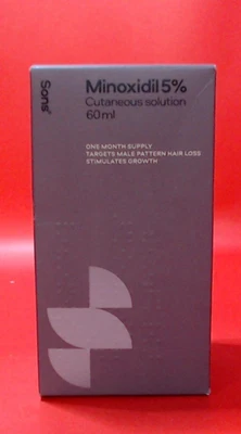 Topical Minoxidil 5% Men Sons for Extra Strength Scalp/Hair Loss Treatment 60ml