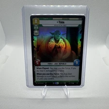 Star Wars Unlimited Yoda My Ally Is The Force LOF #603 LEGENDARY FOIL