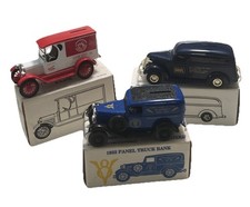 LOT OF 3  ERTL 1923, 1932, 1938 Truck Banks with Keys Die-cast, Excellent