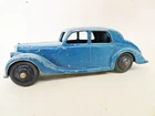 DINKY 40a/158 'RILEY SALOON' BLUE. ORIGINAL. VINTAGE. GOOD.