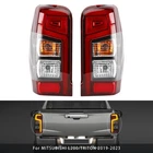 Pair LED Rear Stop Brake Tail Light Lamp For Mitsubishi Triton L200 2019-2023