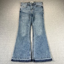 Abercrombie Kids 11/12 Women petite 25X25 High Rise Flare leg Boot Cut Jeans