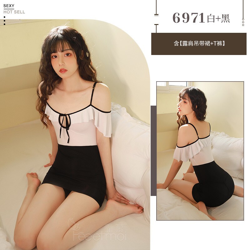 Sexy Lingerie Set Cosplay Secretary Office Lady Costume Night Teacher Lace Dress