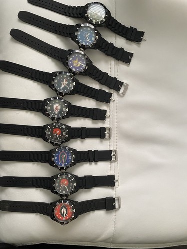 Lot of 9 NFL sparo Watches Patriots Packers Steelers Kansas City Green Bay - Picture 6 of 10