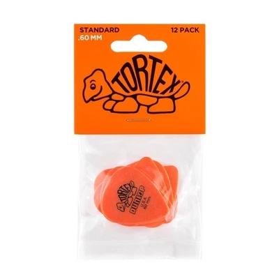 Dunlop 418P Tortex Standard Orange 0.60mm (12 pz) Plettri Tortex Standard da ...