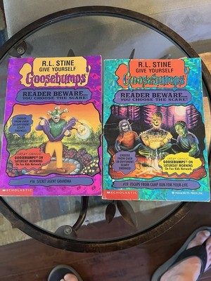 Goosebumps Escape From Camp Run-For-Your-Life- Stine-1st print And 1 More