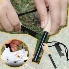 Portable Outdoor Survival Fire Starter Kit Emergency Outdoor Fire Making Tool Ma