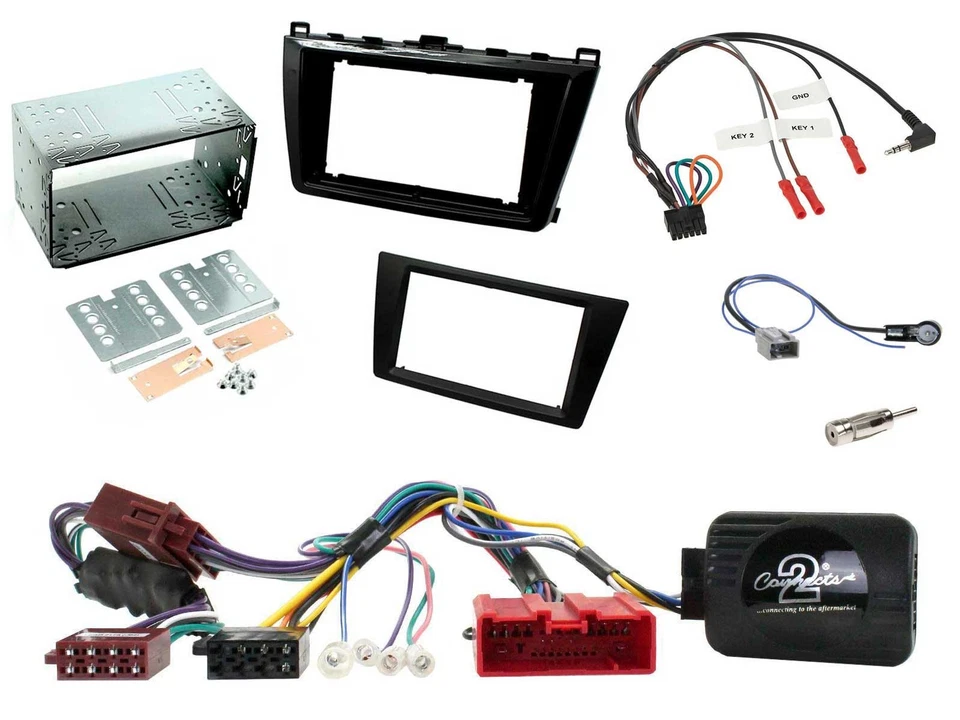 Kenwood Bluetooth 2DIN USB DAB Lenkrad Autoradio für Mazda 6 08-10 aktiv Klavier - Bild 3 von 4