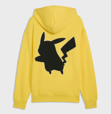 Puma X Pokémon Relaxed Graphic Hoodie Men Energizing Yellow 634915