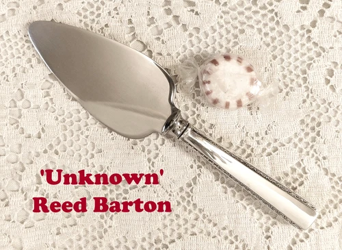 UNKNOWN Pattern ~ Cheese Server (6") ~Reed & Barton Sterling ~ no mono