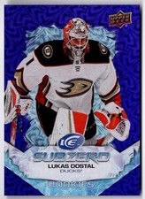 2022-23 Upper Deck Ice Sub Zero Rookies LUKAS DOSTAL SZ-DO /999 Anaheim Ducks RC