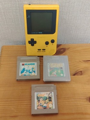 Nintendo Gameboy Pocket Gelb Mit 3 Spielen **TOP**