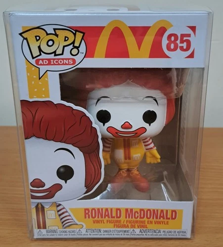 Funko Pop Vinyl Figure Ad Icons Ronald McDonald 85 + Pop Protector