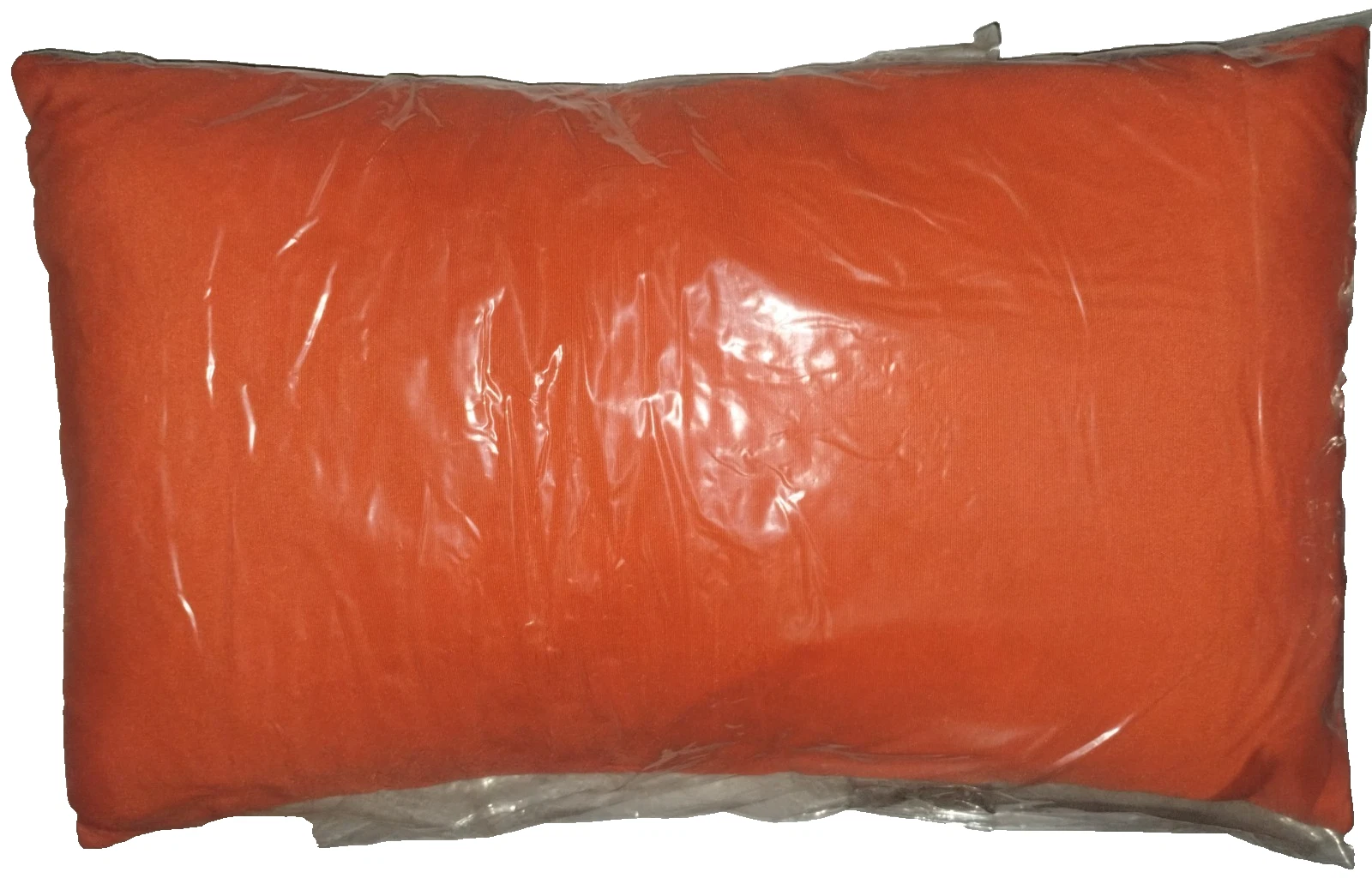 OEKO-TEX 95% Grey Feathers 5% Grey Down 12" x 20" Orange Pillow
