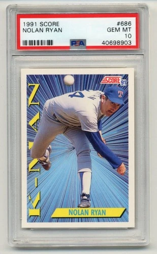 1991 Score Nolan Ryan "K-Man" #686 PSA 10! Gem mint!