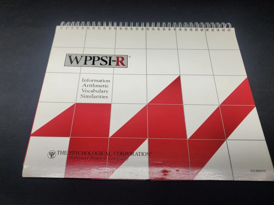 Inteligencia a escala preescolar y primaria WPPSI-R Wechsler, en maletín Foto 3 de 4