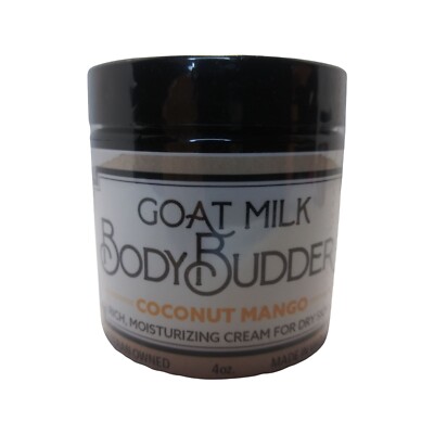 Bates Family Farm Goat Milk Body Budder  4oz.  7 Fragrances To Choose From