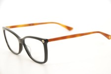 Authentic Gucci Glasses 0025O 003 Black/Tortoise 56mm Frames Eyeglasses RX-able