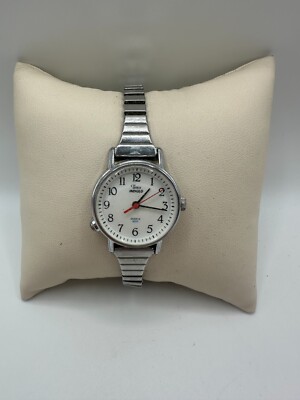Timex Easy Reader T2H3719J 25 mm Silver Brass Case with Silver Stainless...