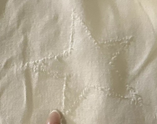 STELLA McCARTNEY WHITE JEANS sz 31 Stars Punctured into Fabric EUC with TAGS - Picture 2 of 23