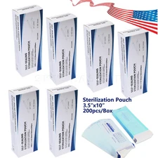 up to 7000 Sterilization Pouches 3.5 " x 10 " Dental Medical Self Seal Pouch US
