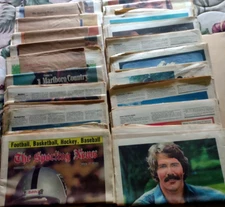 Lot of 20 ~ The Sporting News 1970s-1980s Tabloids