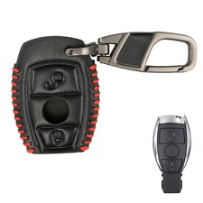 F&uuml;r Mercedes Benz SLK GLA GL GLS 2Tasten Kunstleder Autoschl&uuml;ssel Schutzh&uuml;lle