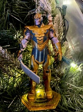 2025 Marvel Thanos Villain Christmas Tree Ornament 6” W Battle Armor Avengers