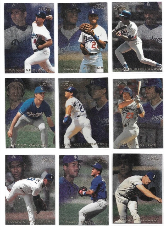 1996 Flair Baseball Trading Cards (Gold Lettering) / Choose #s 252 - 400 / mb4 - Image 4 of 4