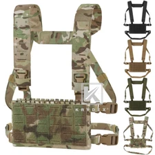 KRYDEX MK5 Micro Fight Chest Rig Placard Laser-cut MOLLE H Harness Fat Strap