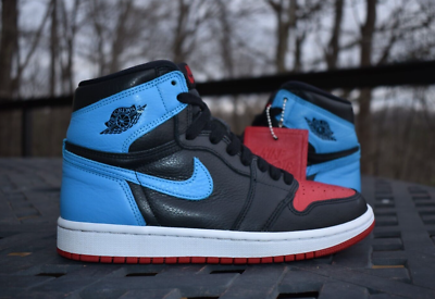 靴 NIKE JORDAN1 HI OG UN TO CHICAGO 27.5 Nike Air Jordan 1 High OG 'UNC to Chicago' 2020 CD0461-046 Women