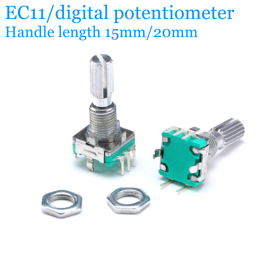 EC11 Rotary encoder digital potentiometer handle 15mm/20mm With