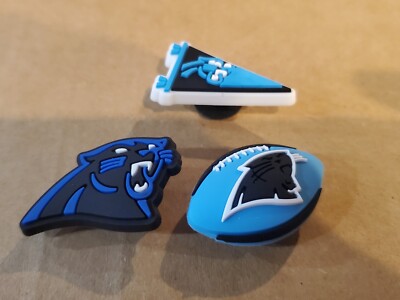 Set Da 14 Shoe Charms Dei Carolina Panthers Per Scarpe - Fai Il Tifo Ad Ogni Passo!