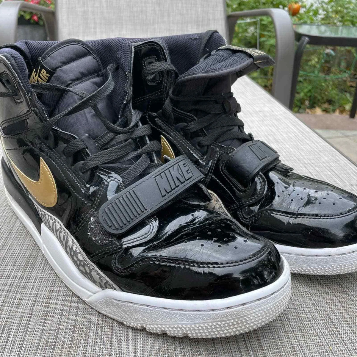 Black and top gold jordans 2018