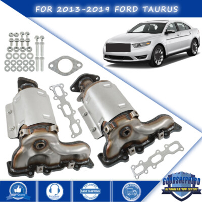 #ad Front LeftRight Catalytic Converter Set For 2013 2018 2019 Ford Taurus 3.5L V6 $85.87
