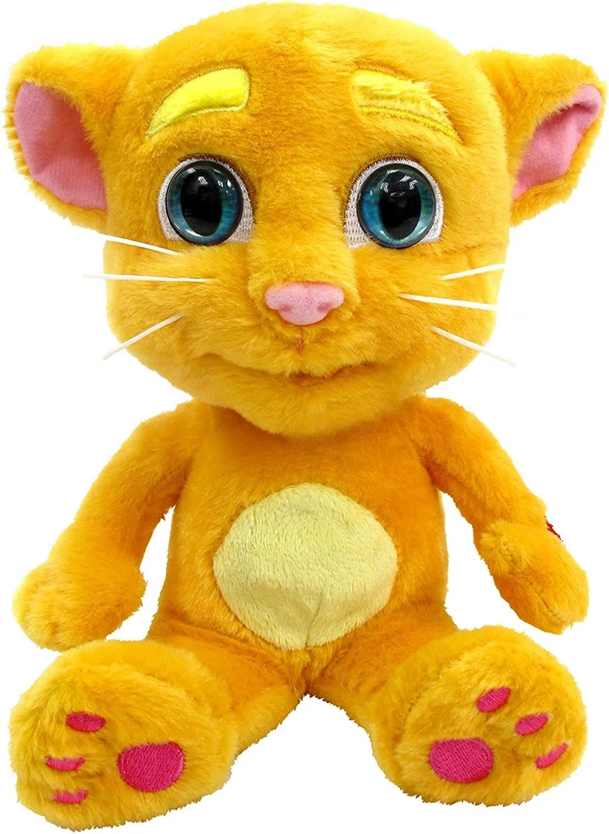 Official Talking Tom & Friends 12 Inch Ginger Plush Toy with Interactive