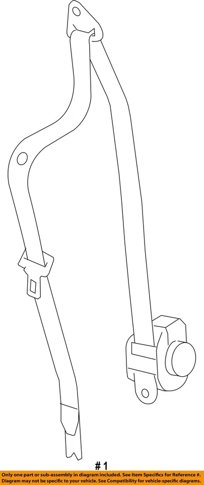 Used Front Left Seat Belt Front fits: 2009 Chevrolet Malibu classic style emblem Foto 4 de 4