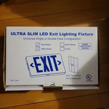  Emergency Exit Sign T20 Compliant Red Letters