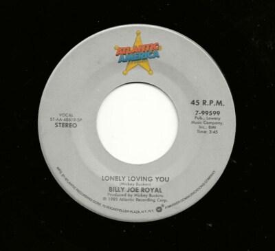 Billy Joe Royal - Burned Like A Rocket / Lonely Loving You (7'', Single,